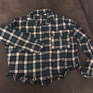 Plaid button down